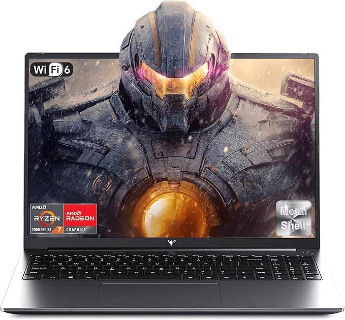 Amazon.com: KAIGERR Gaming Laptop, 16.0inch Laptop Computer with AMD Ryzen 7 7730U(8C/16T, Up to 4.5GHz), 16GB RAM 512GB NVMe SSD Windows 11 Laptop, Radeon RX Vega 8 Graphics,WiFi 6, Backlit KB : Electronics